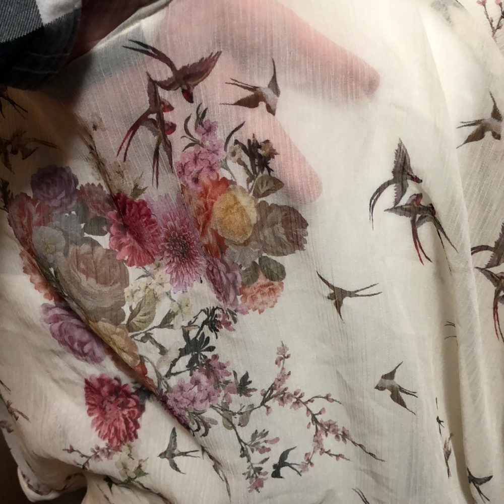 Zara Beautiful long floral dress - Picture 8 of 13